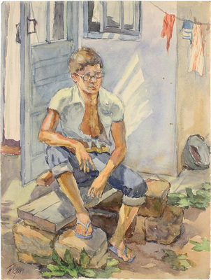 Крылов Порфирий Никитич. На даче 